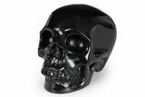 Realistic Obsidian Skull #381939-2